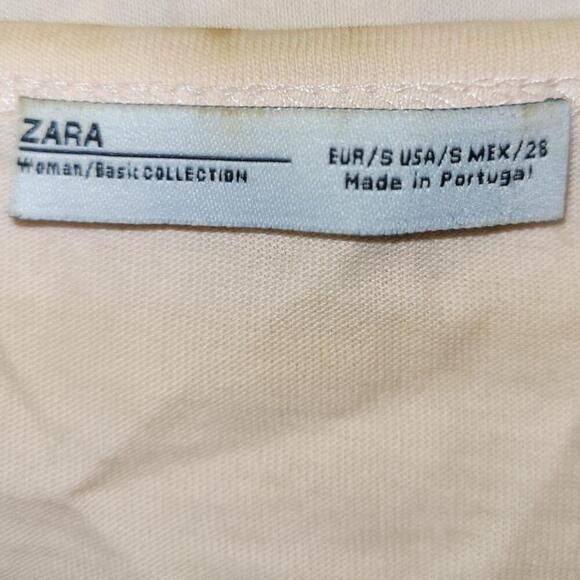 Women's Zara Floral Blouse - Size S - Peach - Picture 4 of 7